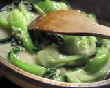 超簡単^^♪青梗菜と帆立のクリーム煮作り方4写真