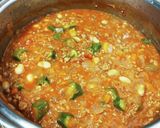中華風月見キーマカレー作り方5写真
