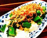 モロヘイヤとオクラのやっこ和え作り方5写真