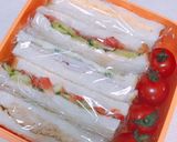 サンドイッチ弁当　簡単手順＆お皿の重しを作り方7写真