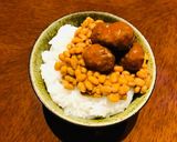 水戸の食卓より♪ミートボール納豆作り方1写真