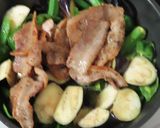 豚バラ肉と茄子の味噌炒め☆＋夏野菜で美味作り方6写真