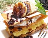 春巻の皮でチョコバナナミルフィーユ作り方9写真