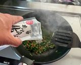 間引き大根菜と納豆チャーハン作り方5写真