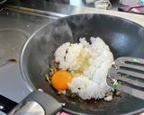 間引き大根菜と納豆チャーハン作り方6写真