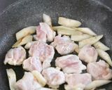 鶏ごぼうのバター醤油照り焼き作り方3写真