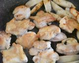 鶏ごぼうのバター醤油照り焼き作り方4写真