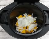 ホッとクックでかぼちゃサラダ（～つぶし）作り方1写真