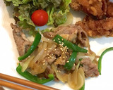 簡単ズボラ☆焼肉のタレ豚と玉葱の生姜焼き作り方2写真