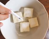 こどもレシピ♪チーズケーキ風トースト作り方3写真