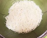 キノコとゴボウのピリ辛温麺(素麺)作り方4写真