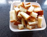 パンの耳を食べきる！コーンスープグラタン作り方1写真
