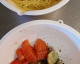 ナスとトマト冷静パスタサラダ風作り方4写真