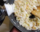 白菜漬で作る和風チャーハン♬作り方4写真