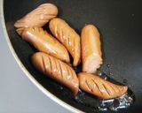 お弁当に☆きんぴらウインナー♪作り方3写真