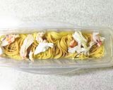 レンチンパスタで毛ガニの和風醤油パスタ作り方7写真