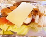濃厚チーズ♡鮭ホイル焼きちゃんちゃん焼き作り方4写真