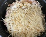 無水鍋で豚バラもやしinキノコ作り方5写真