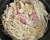 無水鍋で豚バラもやしinキノコ作り方6写真