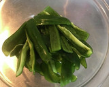 レンジで簡単　ピーマンの塩昆布和え作り方1写真