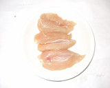 鶏ささみの梅肉あえ♪簡単熱中症予防に作り方1写真