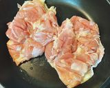 照り焼きチキンステーキとスパイシー野菜作り方2写真