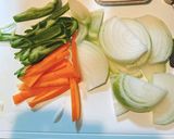 照り焼きチキンステーキとスパイシー野菜作り方6写真