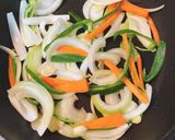 照り焼きチキンステーキとスパイシー野菜作り方8写真