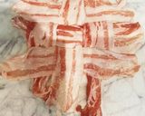 豚薄切り肉で野菜包み蒸し作り方2写真