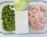 お弁当用、豆腐ハンバーグ、冷凍保存OK!作り方1写真