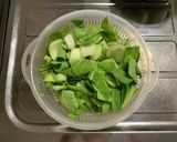 青梗菜のエビたまご炒め作り方3写真