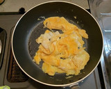 青梗菜のエビたまご炒め作り方5写真