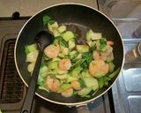 青梗菜のエビたまご炒め作り方9写真