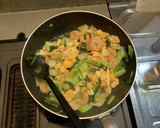 青梗菜のエビたまご炒め作り方10写真