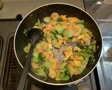 青梗菜のエビたまご炒め作り方11写真