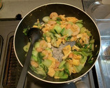 青梗菜のエビたまご炒め作り方11写真