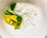 簡単棒棒鶏ダレ炒め味豚こま大根青椒肉絲風作り方5写真