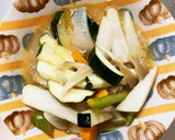 簡単棒棒鶏ダレ炒め味豚こま大根青椒肉絲風作り方13写真
