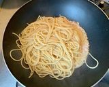いくらと塩昆布の和風ツナパスタ作り方2写真