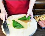 ラップの空箱で★スパムとえごまの海苔巻き作り方7写真