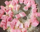 アボカド豚ヒレ肉のクリームパスタ作り方3写真