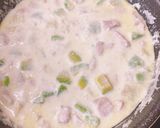 アボカド豚ヒレ肉のクリームパスタ作り方5写真