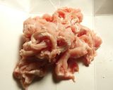 豚肉と白菜漬けの炒め物作り方2写真