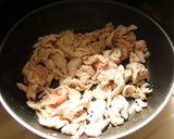 豚肉と白菜漬けの炒め物作り方3写真