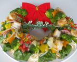 揚げない素麺で～クリスマスリース～作り方15写真