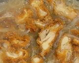 残り物チキンカツ丼作り方3写真