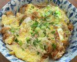 残り物チキンカツ丼作り方5写真