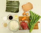 キンパ~梅包みでさっぱり梅味~作り方1写真