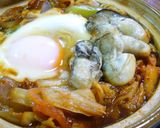 牡蠣の中華風ピリ辛煮込みうどん作り方4写真