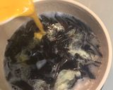 中華風キクラゲと卵のかき玉汁作り方7写真